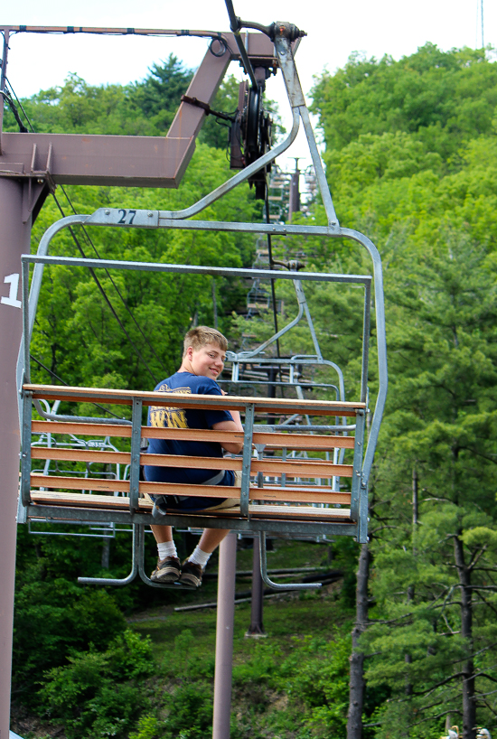 The Sky Ride at Knoebels Amusement Resort, Elysburg, Pennsylvania