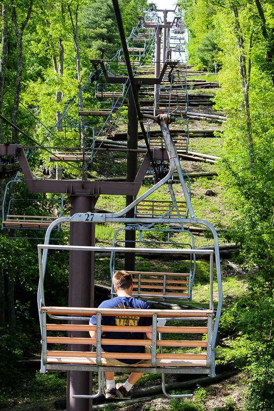 The Sky Ride at Knoebels Amusement Resort, Elysburg, Pennsylvania