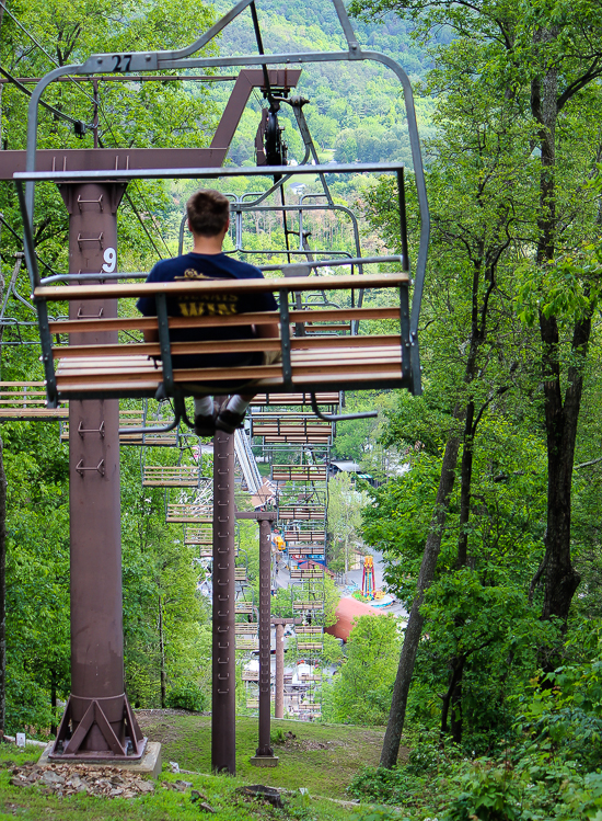 The Sky Ride at Knoebels Amusement Resort, Elysburg, Pennsylvania