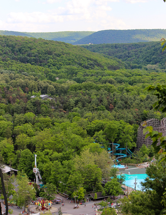 The Sky Ride at Knoebels Amusement Resort, Elysburg, Pennsylvania