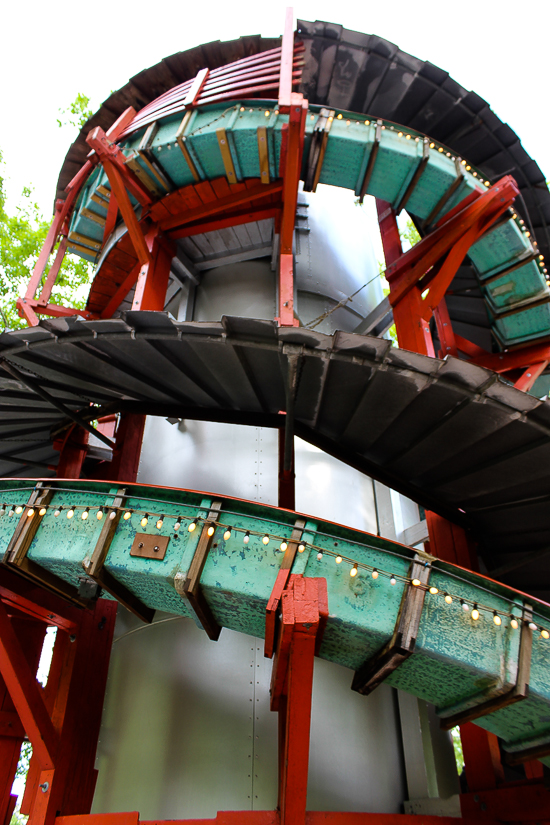 The Sky Slide at Knoebels Amusement Resort, Elysburg, Pennsylvania