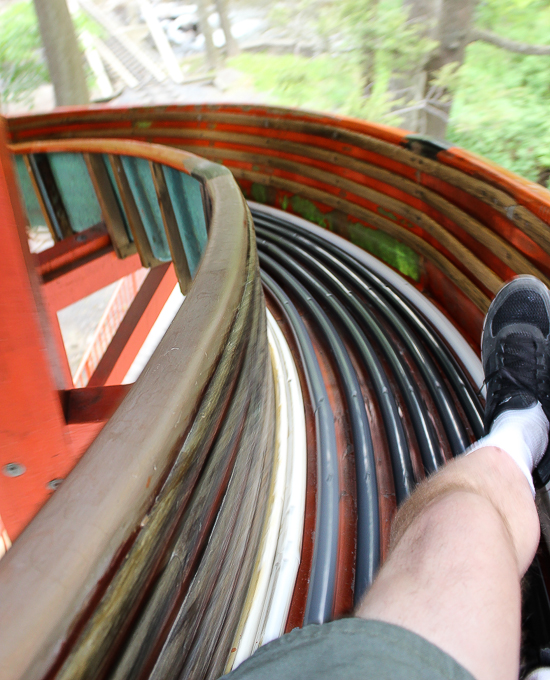 The Sky Slide at  Knoebels Amusement Resort, Elysburg, Pennsylvania