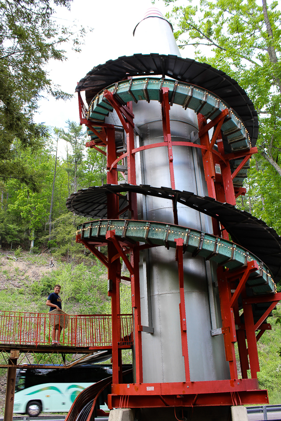 The Sky Slide at Knoebels Amusement Resort, Elysburg, Pennsylvania