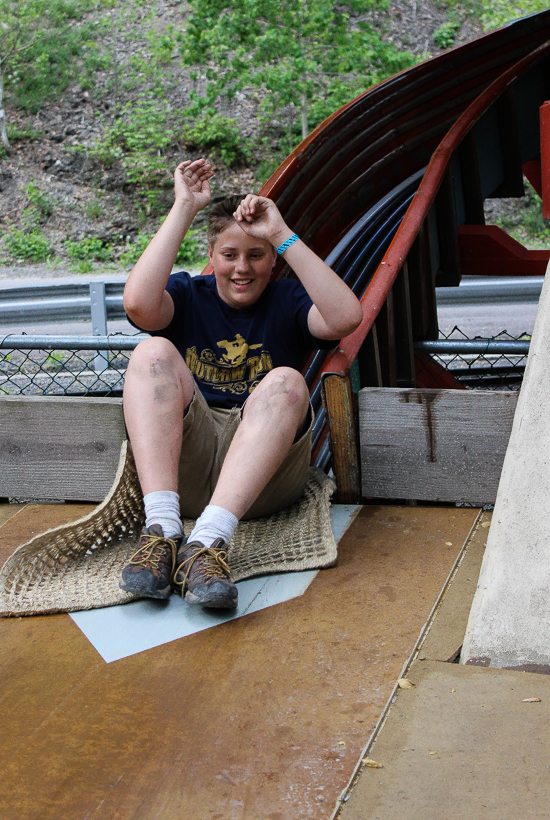 The Sky Slide at Knoebels Amusement Resort, Elysburg, Pennsylvania