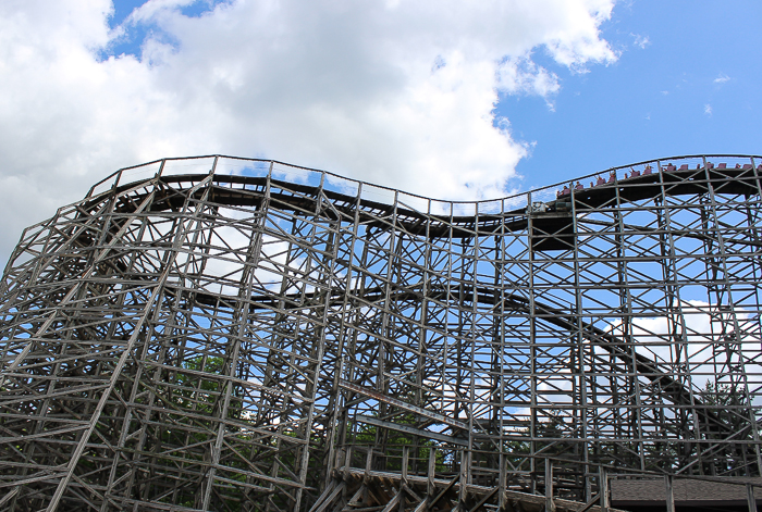 The Twister Roller Coaster at Knoebels Amusement Resort, Elysburg, Pennsylvania