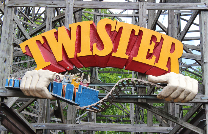 The Twister Roller Coaster at Knoebels Amusement Resort, Elysburg, Pennsylvania