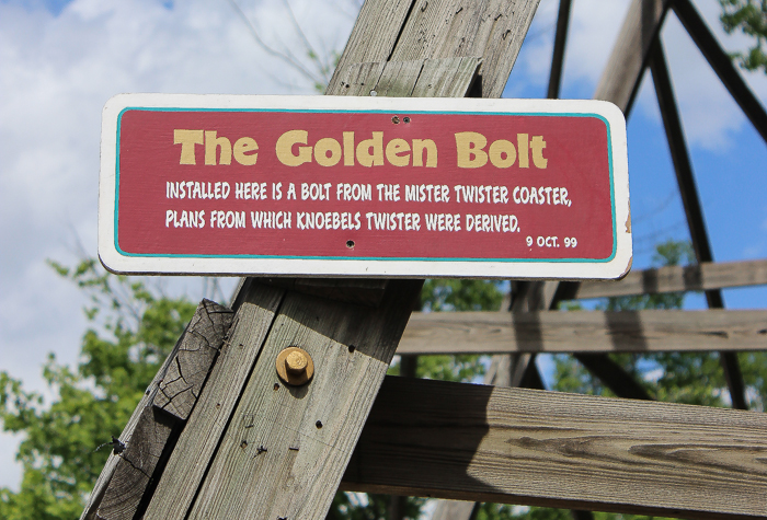 The Twister Roller Coaster at Knoebels Amusement Resort, Elysburg, Pennsylvania