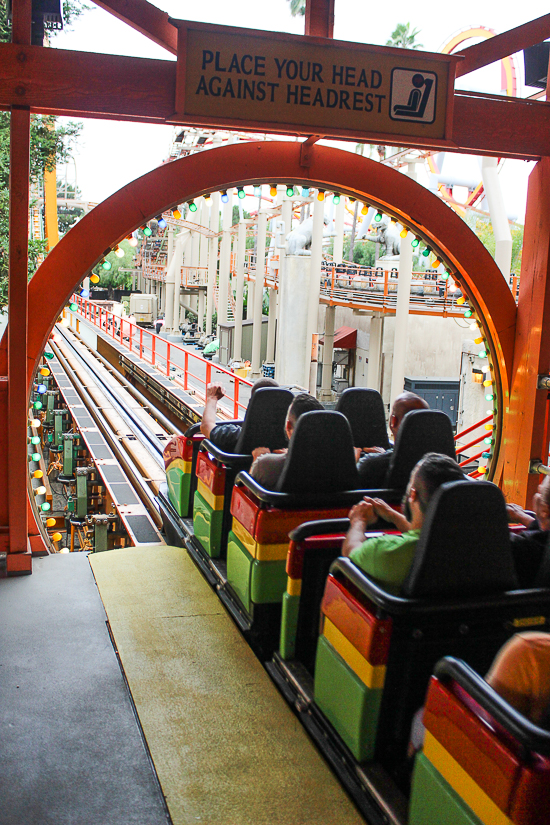 The Montezoomas Revenge Rollercoaster - The American Coaster Enthusiasts Coaster Con 42 at Knott's Berry Farm, Buena Park, California