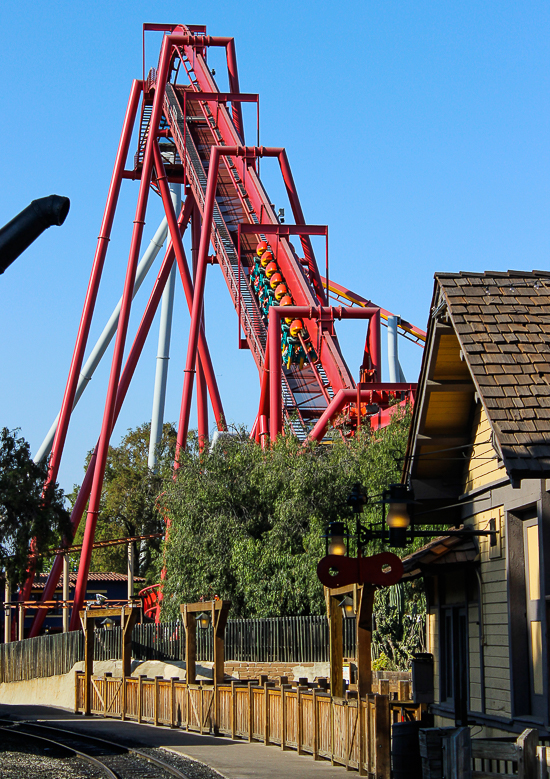 The Silver Bullet Rollercoaster -  The American Coaster Enthusiasts Coaster Con 42 at Knott's Berry Farm, Buena Park, California