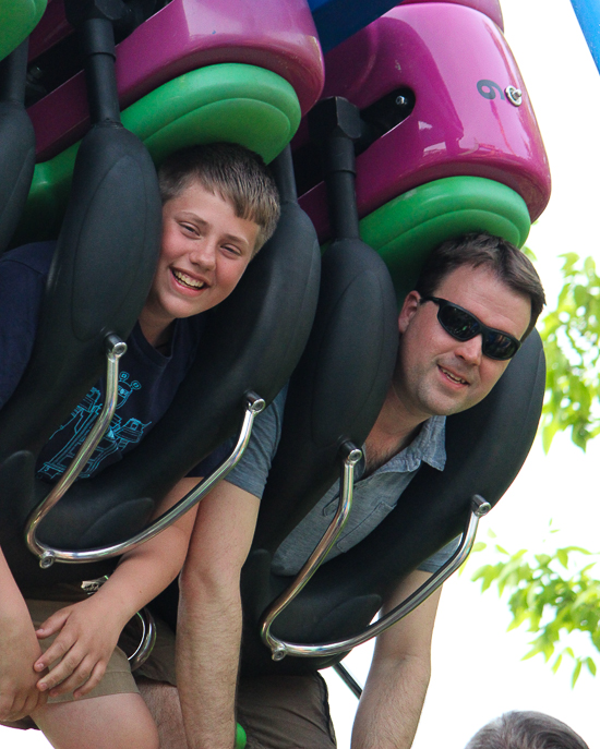 The Le Vampire rollercoaster at La Ronde, Montreal, Quebec