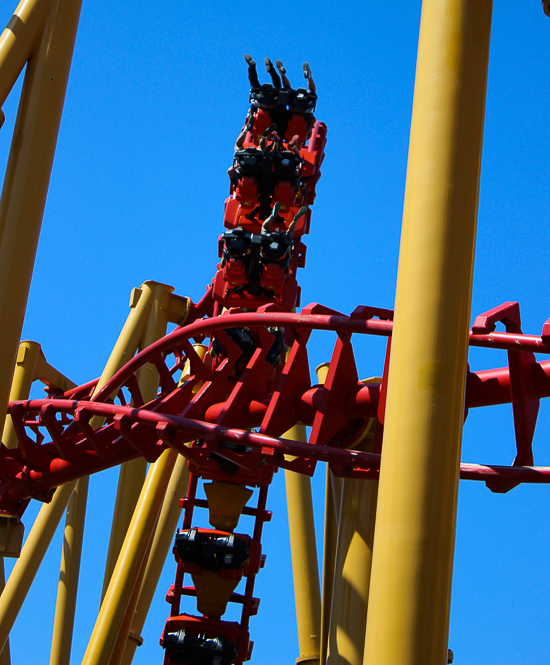 The Ednor L'attaque  rollercoaster at La Ronde, Montreal, Quebec