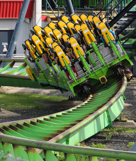 Le Cobra Rollercoaster at La Ronde, Montreal, Quebec