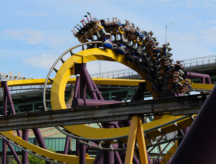 The Le Vampire Rollercoaster at La Ronde, Montreal, Quebec