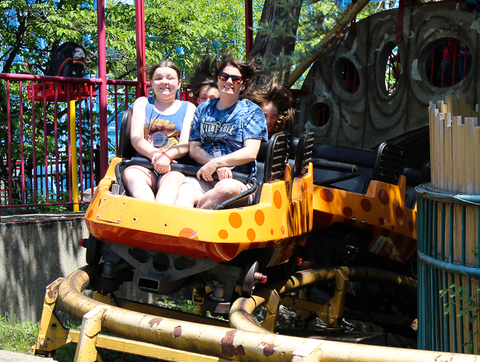 The March Du Mille Pattes Rollercoaster at La Ronde, Montreal, Quebec