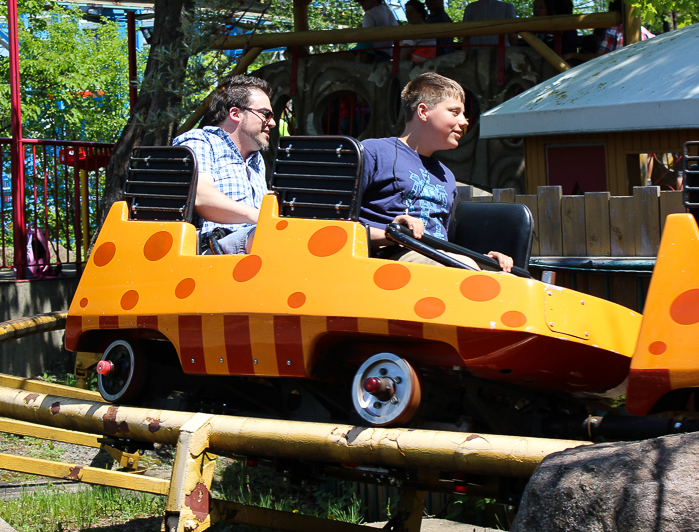 The March Du Mille Pattes Rollercoaster at La Ronde, Montreal, Quebec