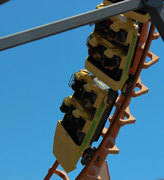 The Super Menage Rollercoaster at La Ronde, Montreal, Quebec