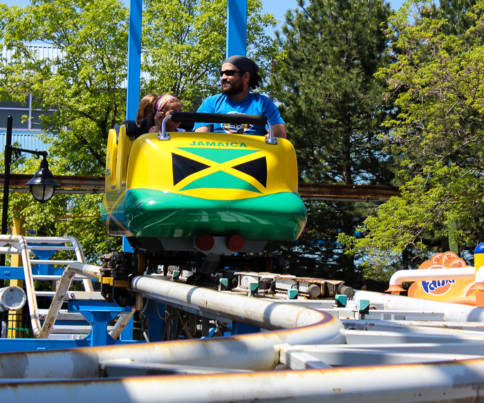 The Toboggan Nordique Rollercoaster at La Ronde, Montreal, Quebec