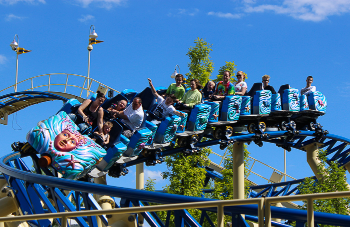 The Jet Star 2 Roller Coaster at Lagoon Amusement Park, Farmington, Utah