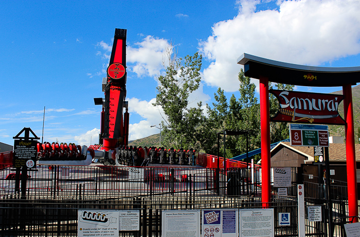 The Samurai at Lagoon Amusement Park, Farmington, Utah