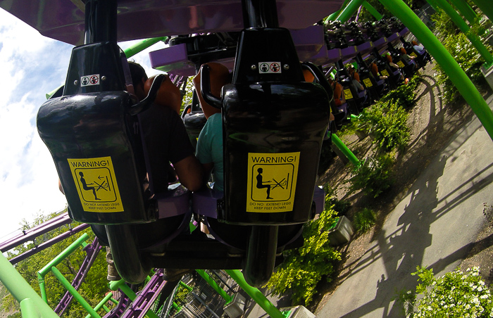  The Bat Roller Coaster at Lagoon Amusement Park, Farmington, Utah