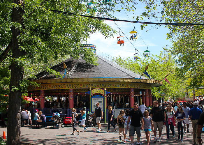 The carousel at Lagoon Amusement Park, Farmington, Utah