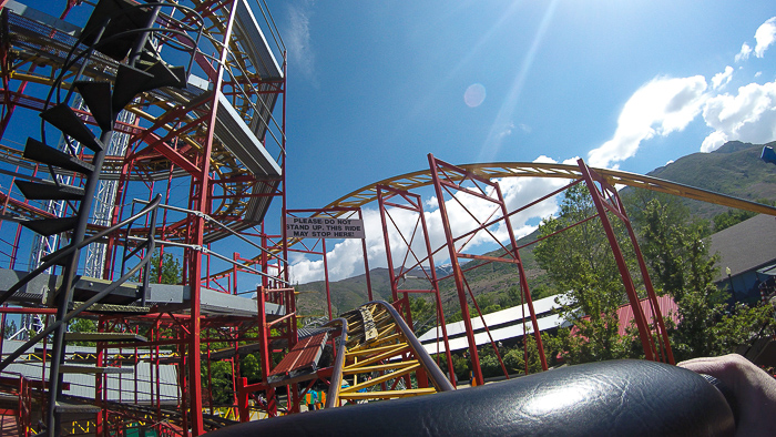  The Jet Star 2 Roller Coaster at Lagoon Amusement Park, Farmington, Utah