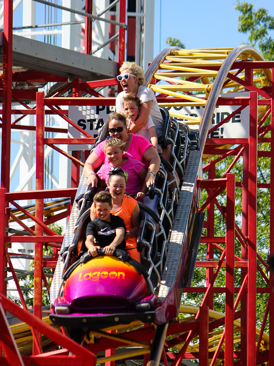  The Jet Star 2 Roller Coaster at Lagoon Amusement Park, Farmington, Utah