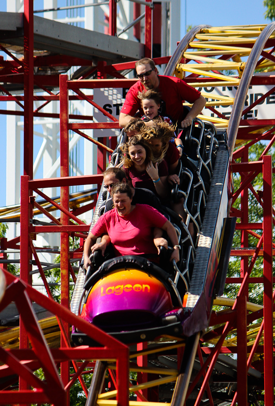 The Jet Star 2 Roller Coaster at Lagoon Amusement Park, Farmington, Utah