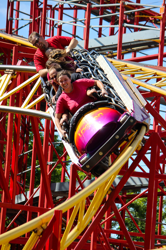 The Jet Star 2 Roller Coaster at Lagoon Amusement Park, Farmington, Utah