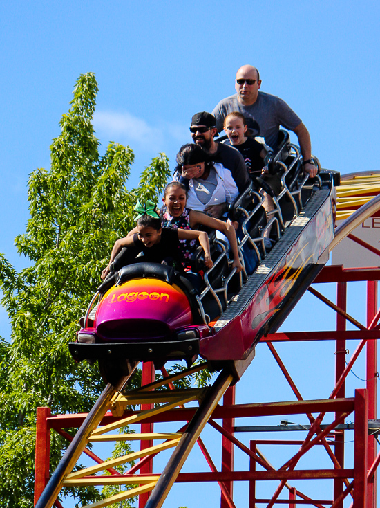 The Jet Star 2 Roller Coaster at Lagoon Amusement Park, Farmington, Utah