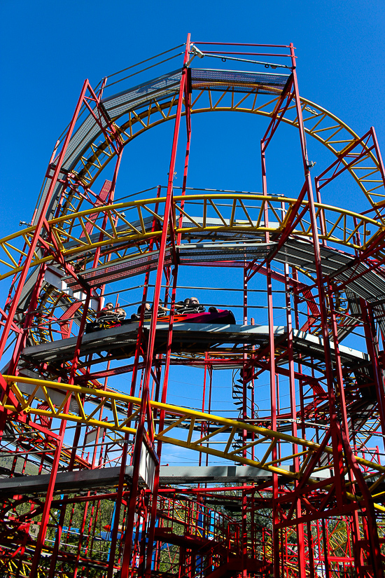 The Jet Star 2 Roller Coaster at Lagoon Amusement Park, Farmington, Utah