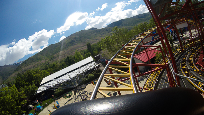 The Jet Star 2 Roller Coaster at Lagoon Amusement Park, Farmington, Utah