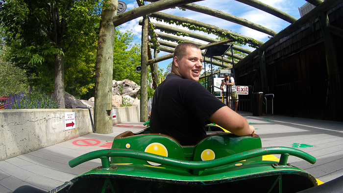 The Puff The Little Dragon roller Coaster at Lagoon Amusement Park, Farmington, Utah