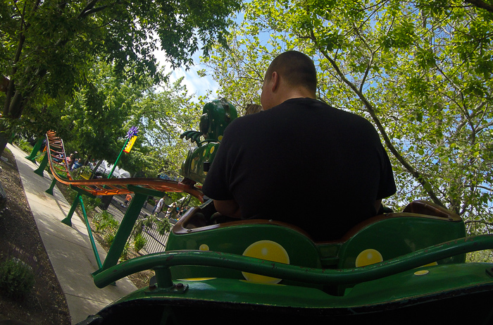 Puff The Little Dragon roller Coaster at Lagoon Amusement Park, Farmington, Utah