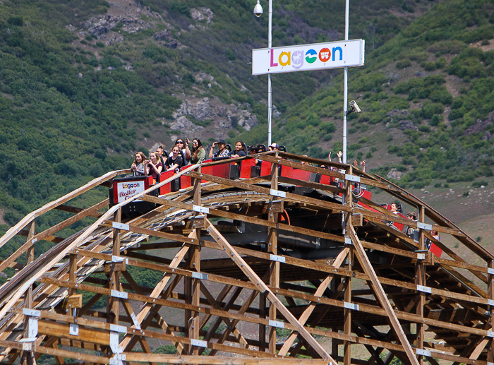 The Roller Coaster at Lagoon Amusement Park, Farmington, Utah