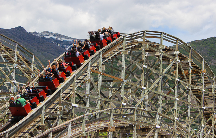 The Roller Coaster at Lagoon Amusement Park, Farmington, Utah