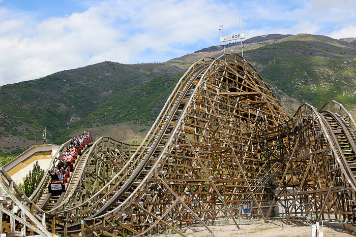 The Roller Coaster at Lagoon Amusement Park, Farmington, Utah