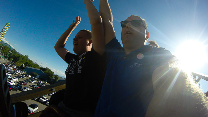 The Roller Coaster at Lagoon Amusement Park, Farmington, Utah