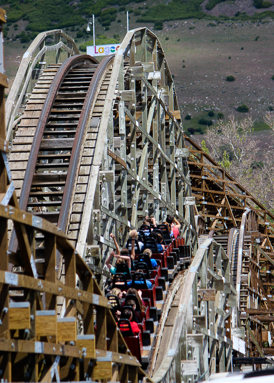 The Roller Coaster at Lagoon Amusement Park, Farmington, Utah