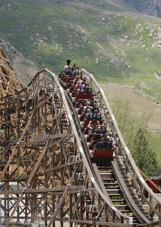 The Roller Coaster at Lagoon Amusement Park, Farmington, Utah