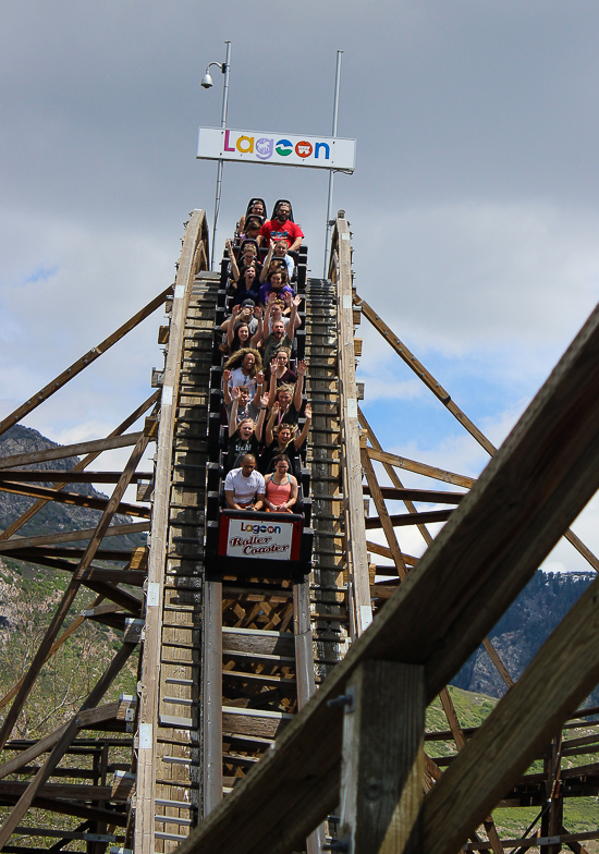 The Roller Coaster at Lagoon Amusement Park, Farmington, Utah