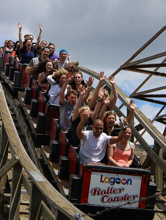 The Roller Coaster at Lagoon Amusement Park, Farmington, Utah