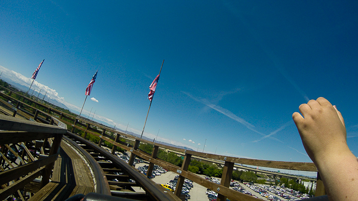 The Roller Coaster at Lagoon Amusement Park, Farmington, Utah