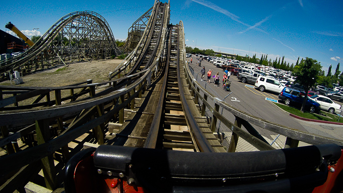 The Roller Coaster at Lagoon Amusement Park, Farmington, Utah