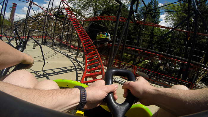 The Spider Roller Coaster at Lagoon Amusement Park, Farmington, Utah