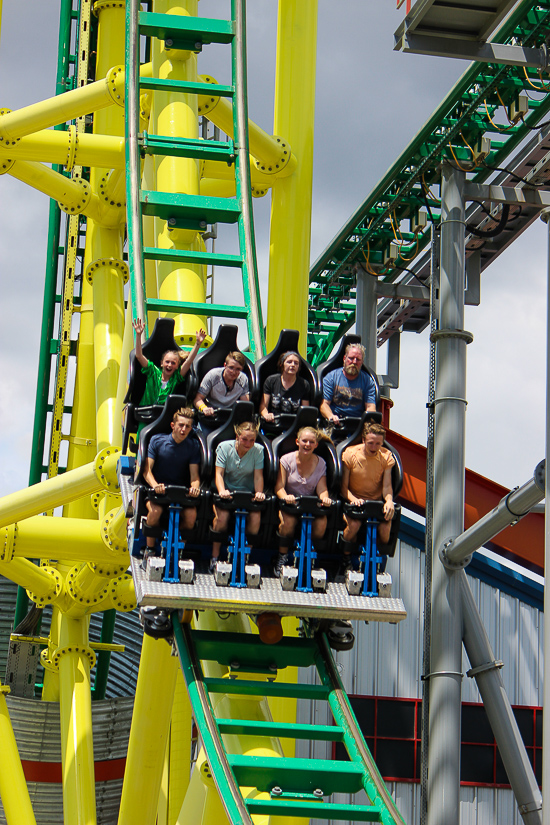 The Wicked Roller Coaster at Lagoon Amusement Park, Farmington, Utah