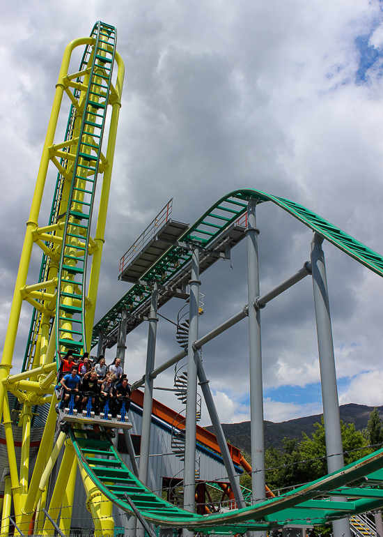 The Wicked Roller Coaster at Lagoon Amusement Park, Farmington, Utah