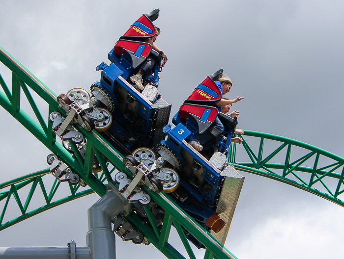 The Wicked Roller Coaster at Lagoon Amusement Park, Farmington, Utah