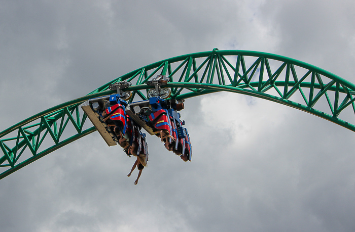 The Wicked Roller Coaster at Lagoon Amusement Park, Farmington, Utah