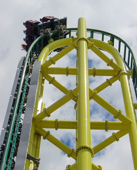 The Wicked Roller Coaster at Lagoon Amusement Park, Farmington, Utah